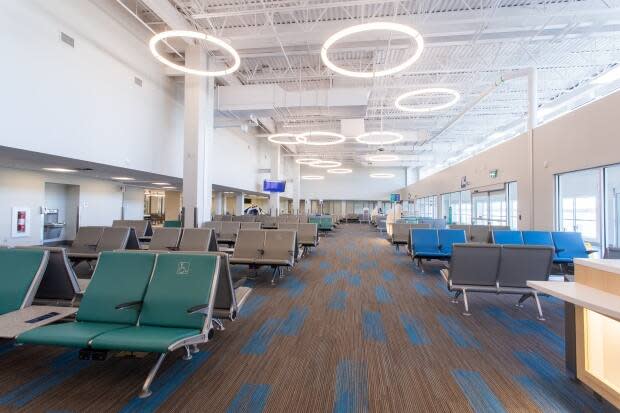 The Fredericton airport just underwent a major renovation. 