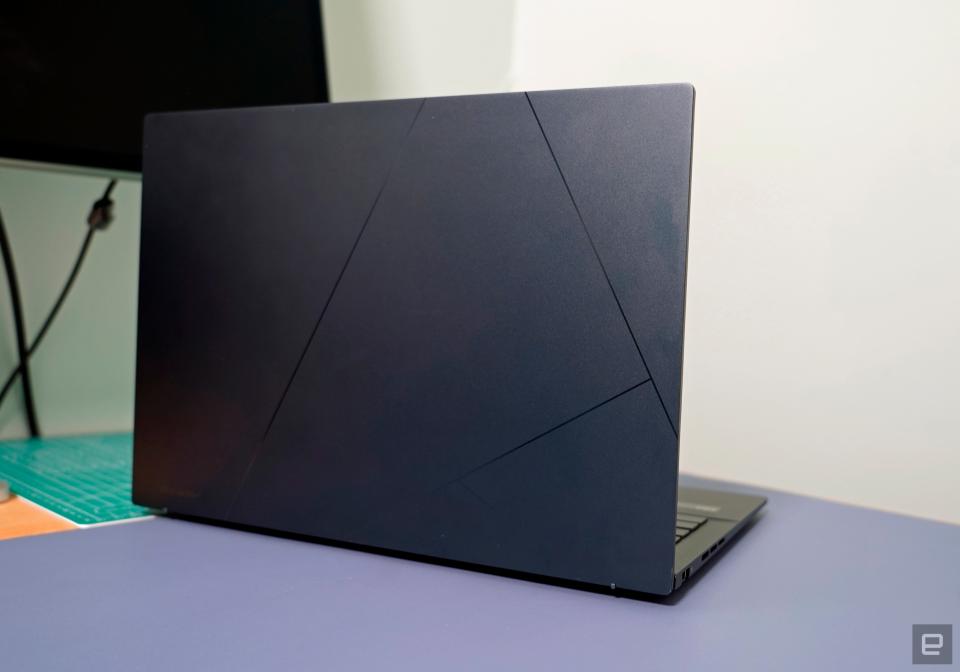 <p>ASUS ZenBook 14 OLED from the back.</p>
