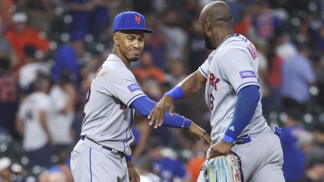 Max Scherzer, Francisco Lindor lead New York Mets past Houston