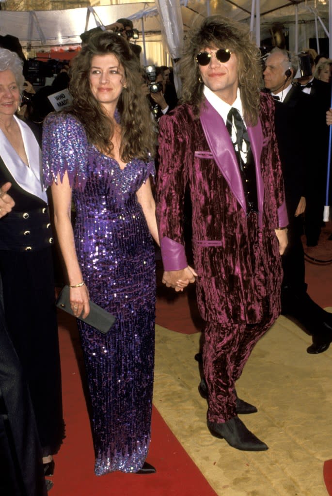 Jon Bon Jovi and his wife Dorothea Hurley. Ron Galella Collection via Getty Images