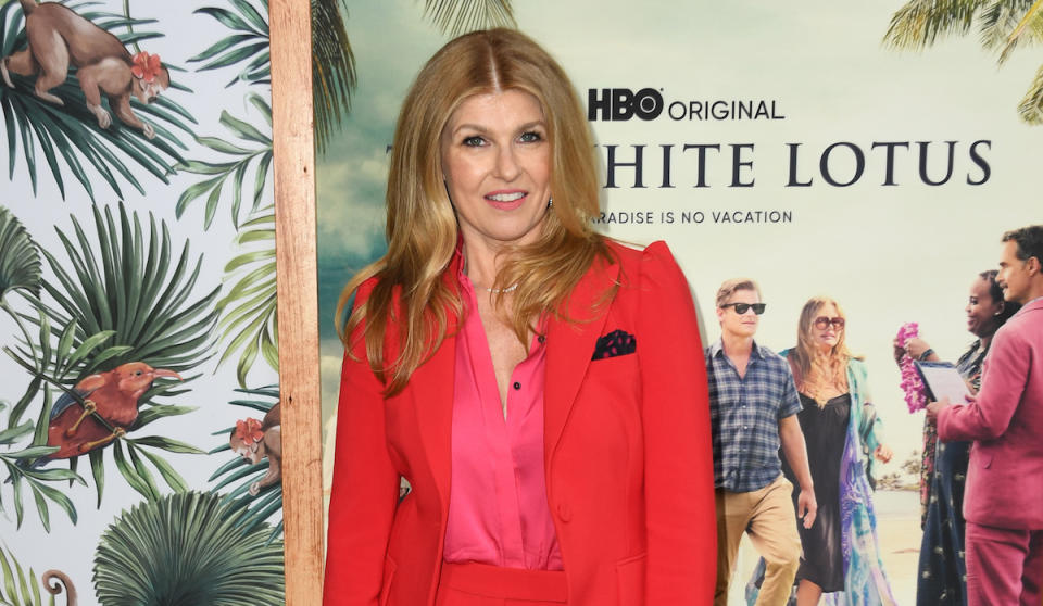 Connie Britton at the LA premiere of 'The White Lotus,' 2021