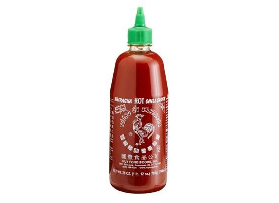 <em>see-RAH-chah</em>    A hot sauce, named after a city in Thailand, made up of chili peppers, distilled vinegar, garlic, sugar and salt.    <strong>How to Use:</strong> Use as a dipping sauce and condiment. Or use in stir-fry sauces and marinades.    <strong>Origin:</strong> Thailand.    <strong>Recipe:</strong> <a href="http://www.huffingtonpost.com/2011/10/27/thai-spicy-peanut-sauce-w_n_1056965.html" target="_hplink">Thai Spicy Peanut Sauce with Poached Chicken</a>    <strong><a href="http://www.amazon.com/Huy-Fong-Sriracha-Chili-Sauce/dp/B000LO40AG/" target="_hplink">Sriracha Hot Chili Sauce</a> at Amazon.com, $5.95</strong>