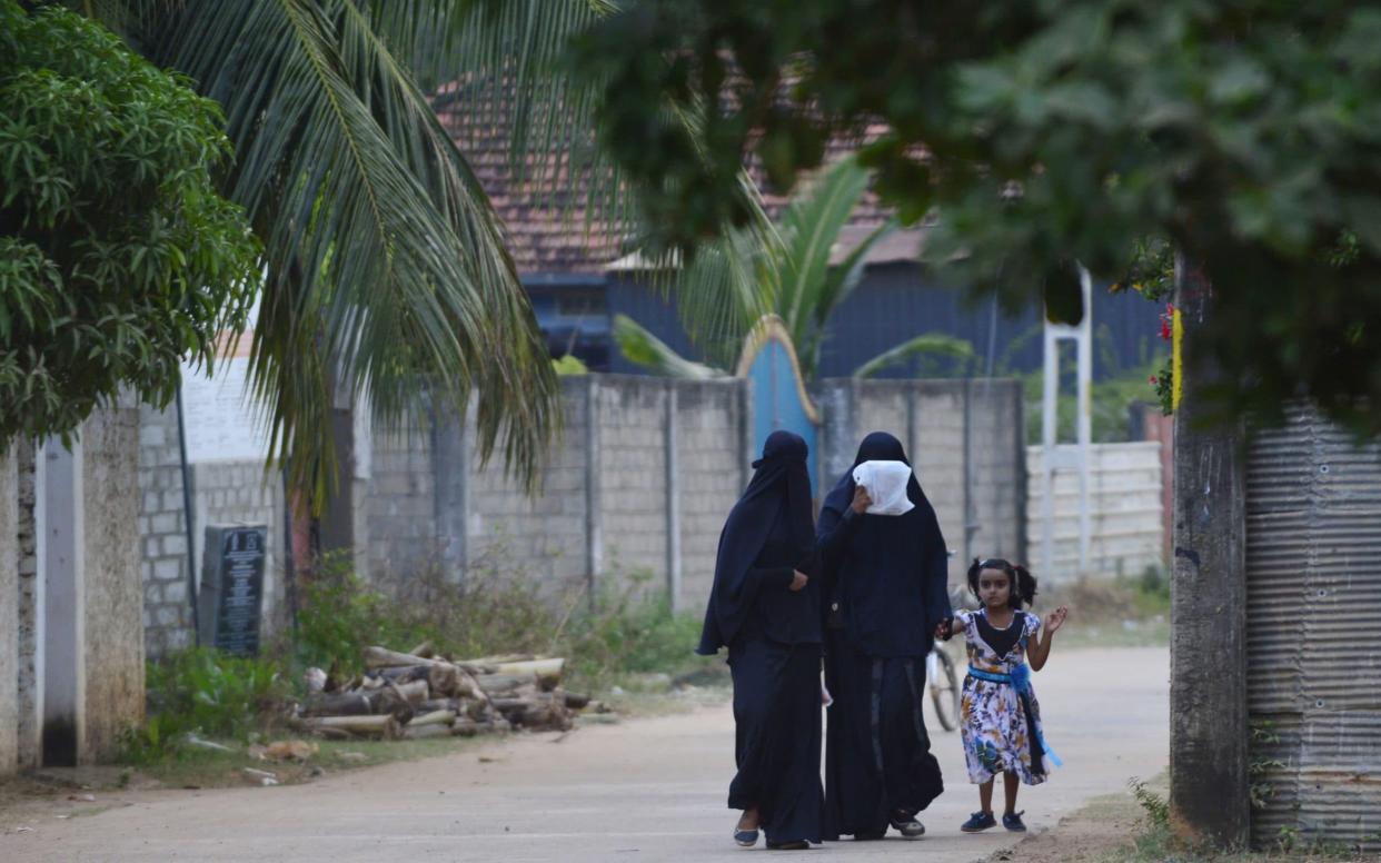 Angry mobs have attacked Muslims in Sri Lanka and forced them to flee their homes - AFP
