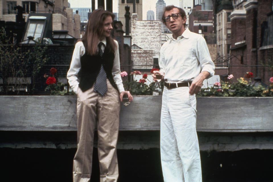 Alvy and Annie on an Upper East Side roof in Annie Hall.