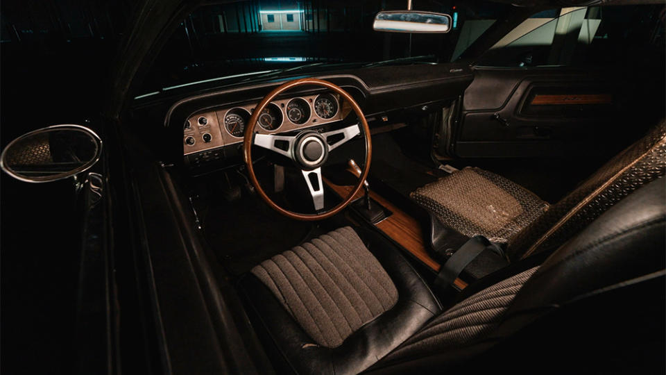 Inside the 1970 Dodger Challenger R/T SE “Black Ghost”