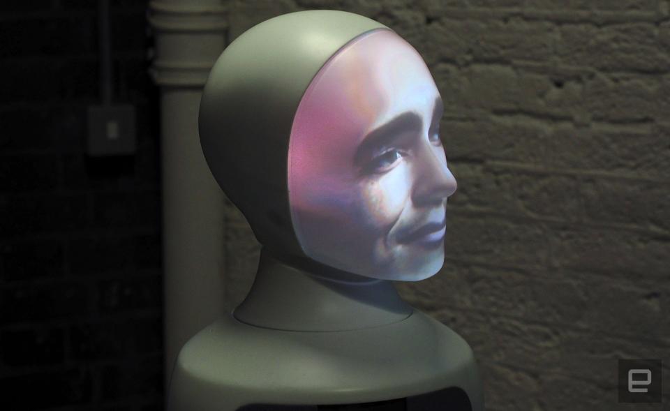 Earlier this month, Furhat Robotics launched its face-swapping social robot