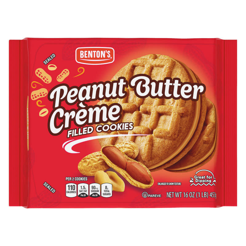 Benton's Peanut Butter Sandwich Creme Cookies<p>Aldi</p>