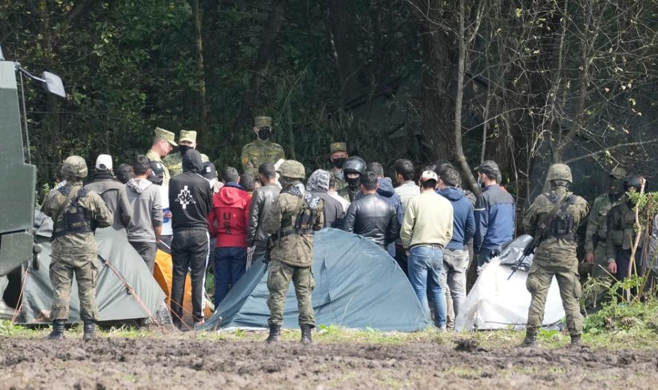 Poland Belarus Migration (The Associated Press)