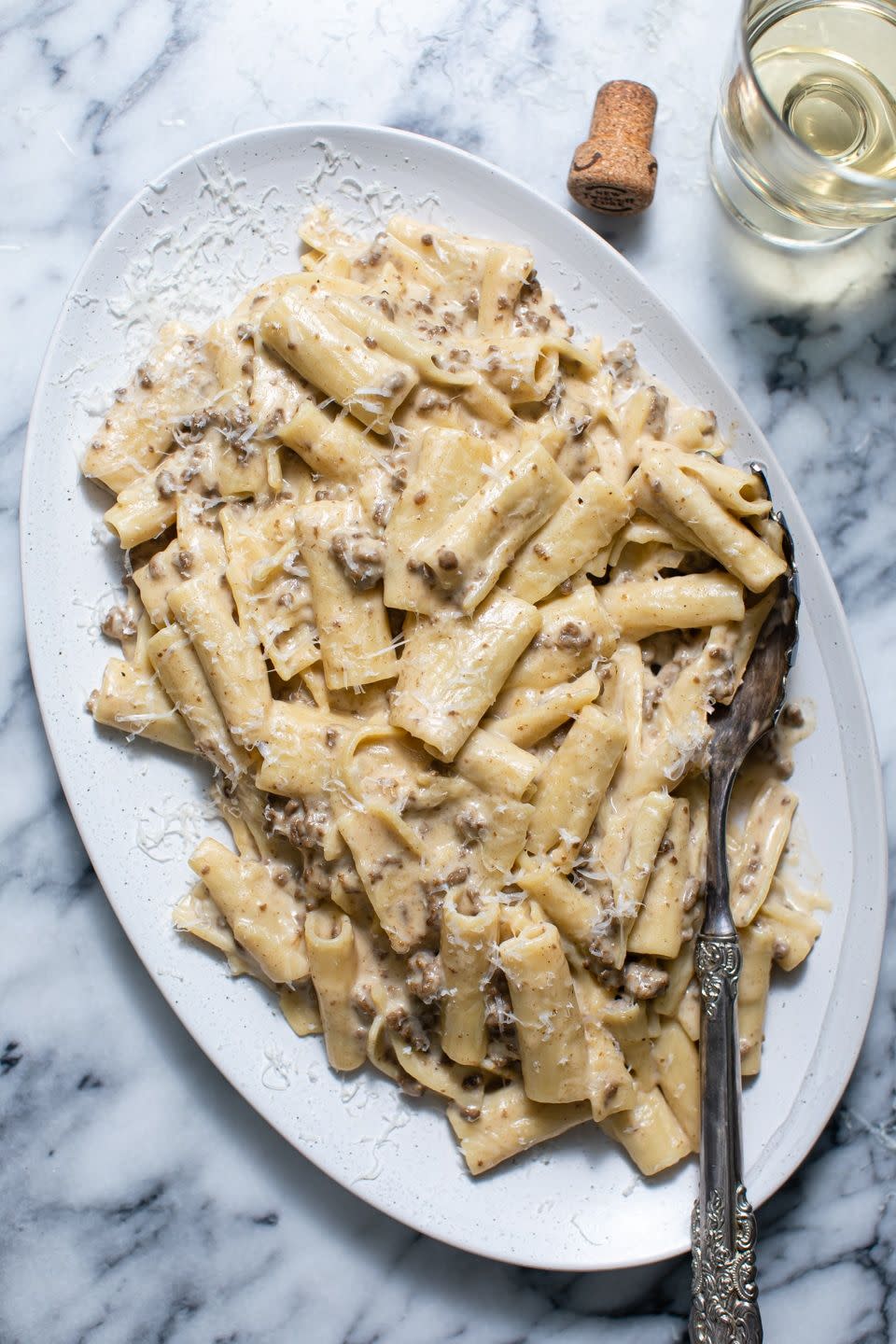 One-Pot Creamy Beef Pasta