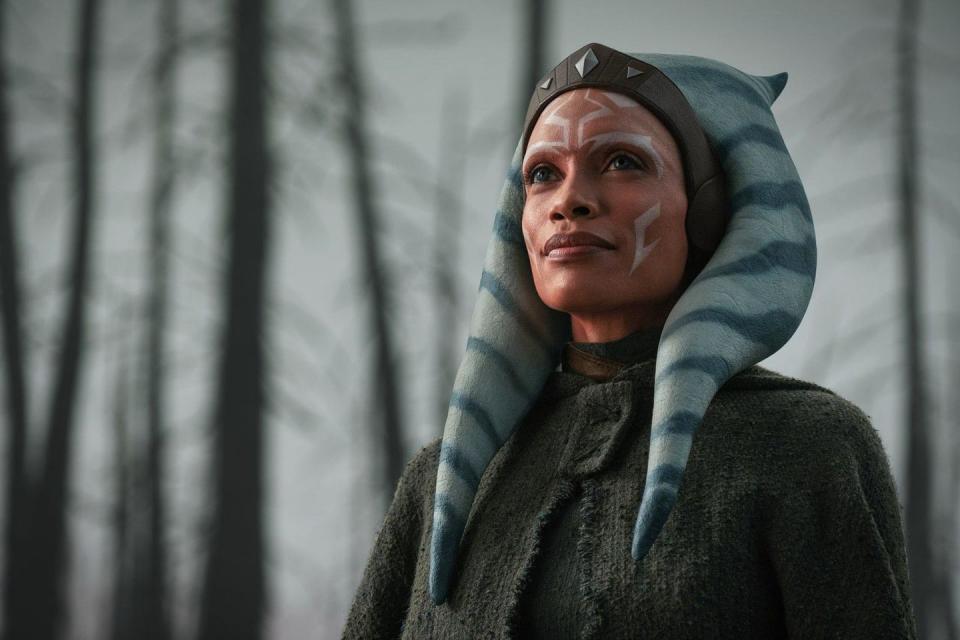 rosario dawson as ahsoka tano, the mandalorian chapter13