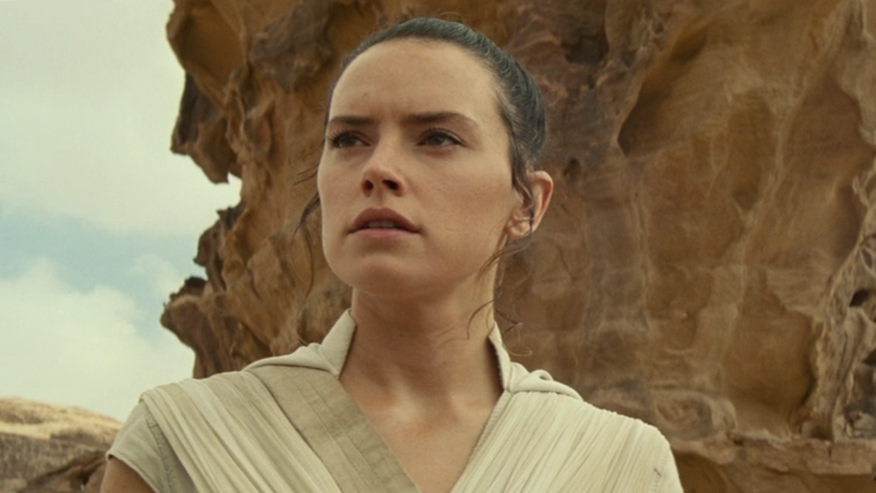  Daisy Ridley as Rey in The Rise of Skywalker. 