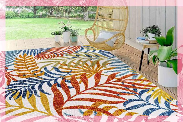 Is Having a Major Sale on Outdoor Area Rugs — Save Up to 72