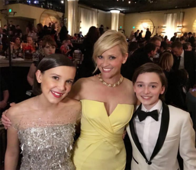 An Insta-Sneak Peek Behind Celebrity’s Golden Globes Moments