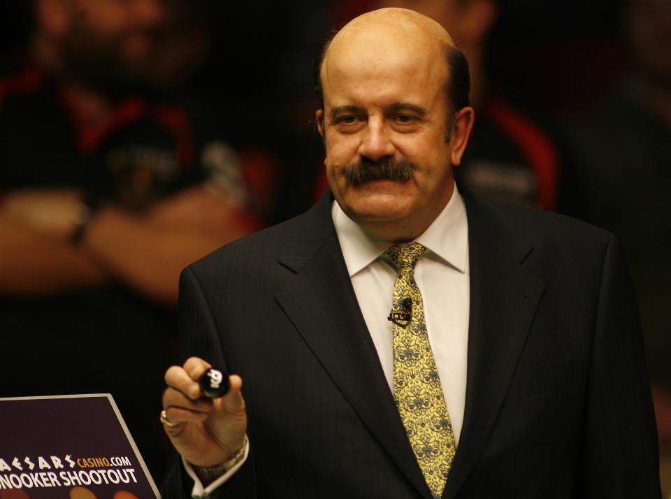 Snooker - Caesarscasino.com Snooker Shoot-Out - Circus Arena, Blackpool Tower - 29/1/11  Willie Thorne during the draw  Mandatory Credit: Action Images / Craig Brough