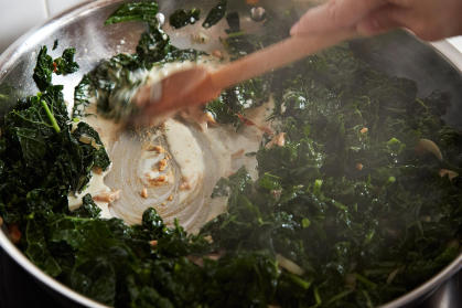 Trent Pierce's Miso Creamed Kale on Food52