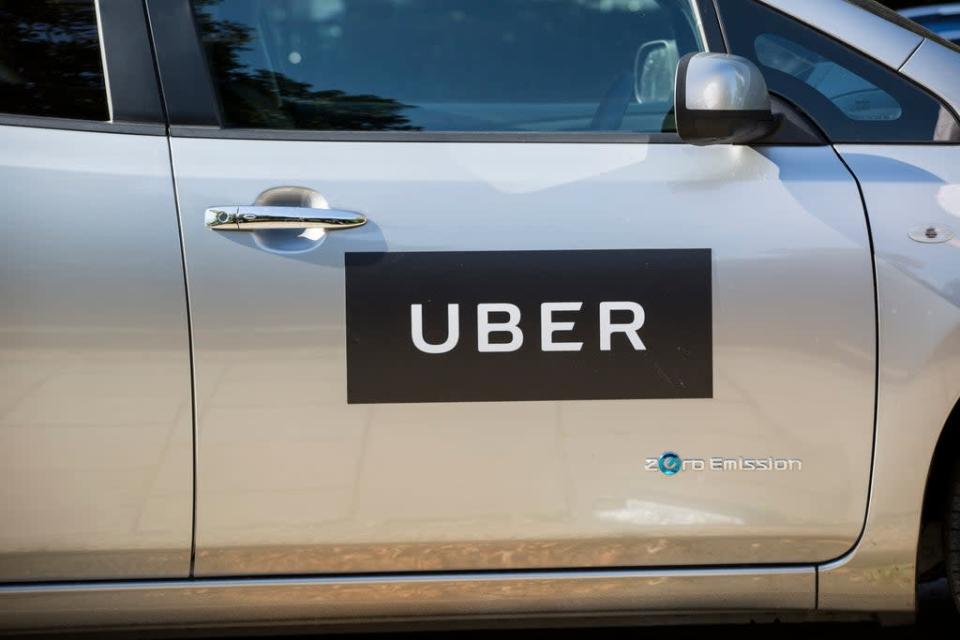 Uber has recorded its billionth UK trip, nearly a decade after it began operating in the country (Laura Dale/PA) (PA Archive)