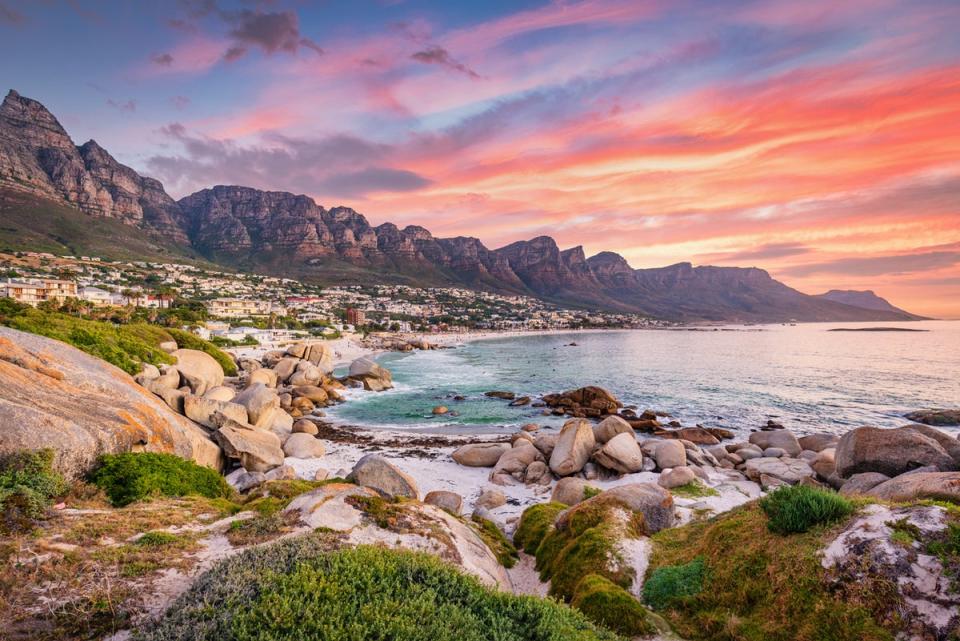 Cape Town’s average temperatures stay above 20C in December (Getty Images)