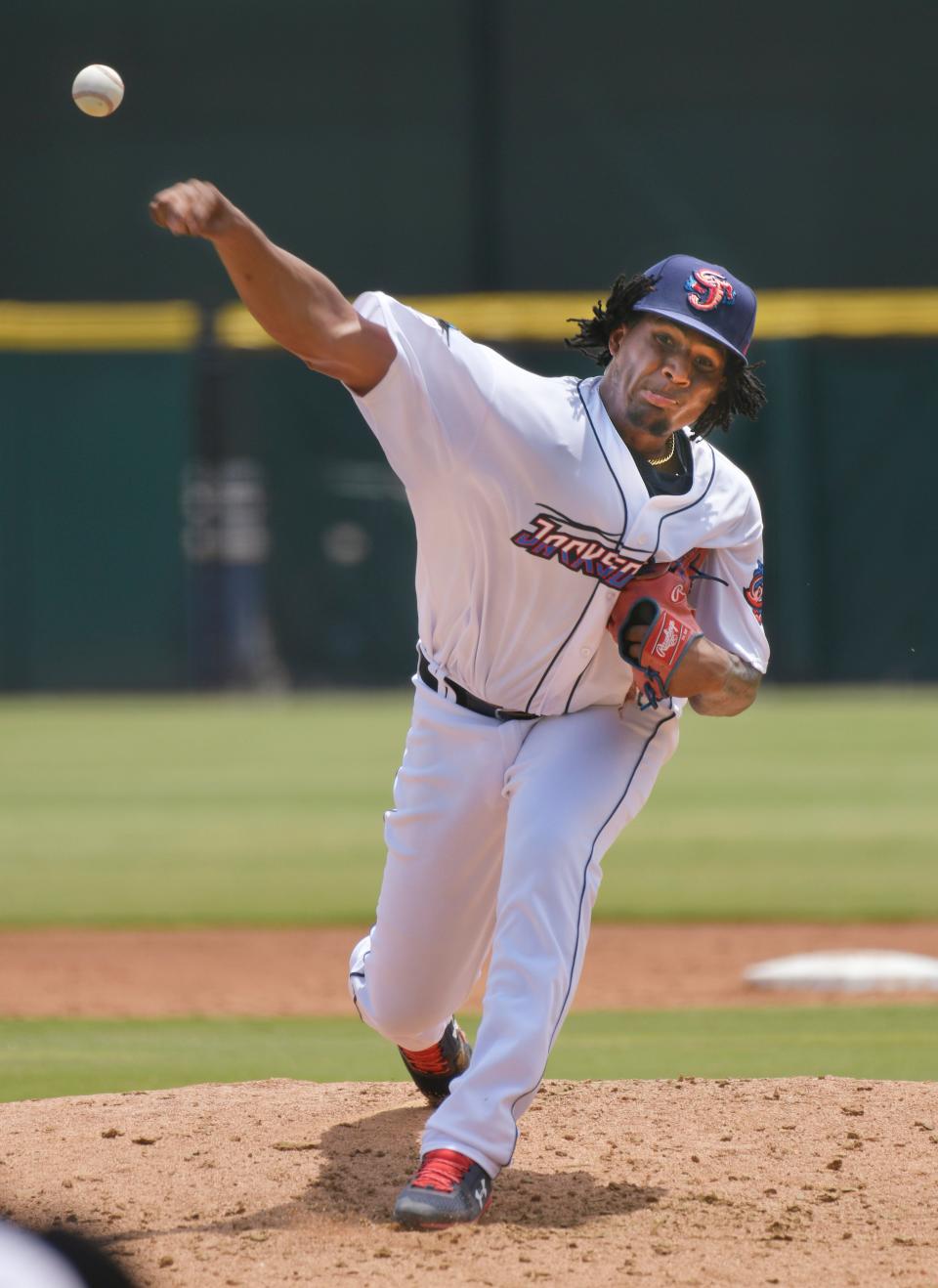 Jumbo Shrimp pitcher Sixto Sanchez, pictured in 2019, has been delayed in his return to action after injuries that have sidelined him since 2020.