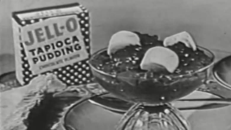 Vintage 1955 tapioca pudding commercial