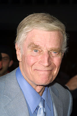 Charlton Heston at the New York premiere of 20th Century Fox's Planet Of The Apes