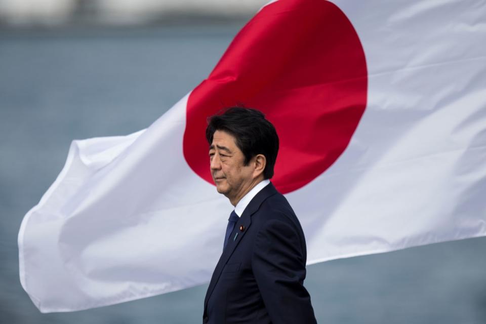 <div class="inline-image__caption"><p>Japanese Prime Minister Shinzo Abe in 2016. </p></div> <div class="inline-image__credit">Photo by Kent Nishimura/Getty Images</div>