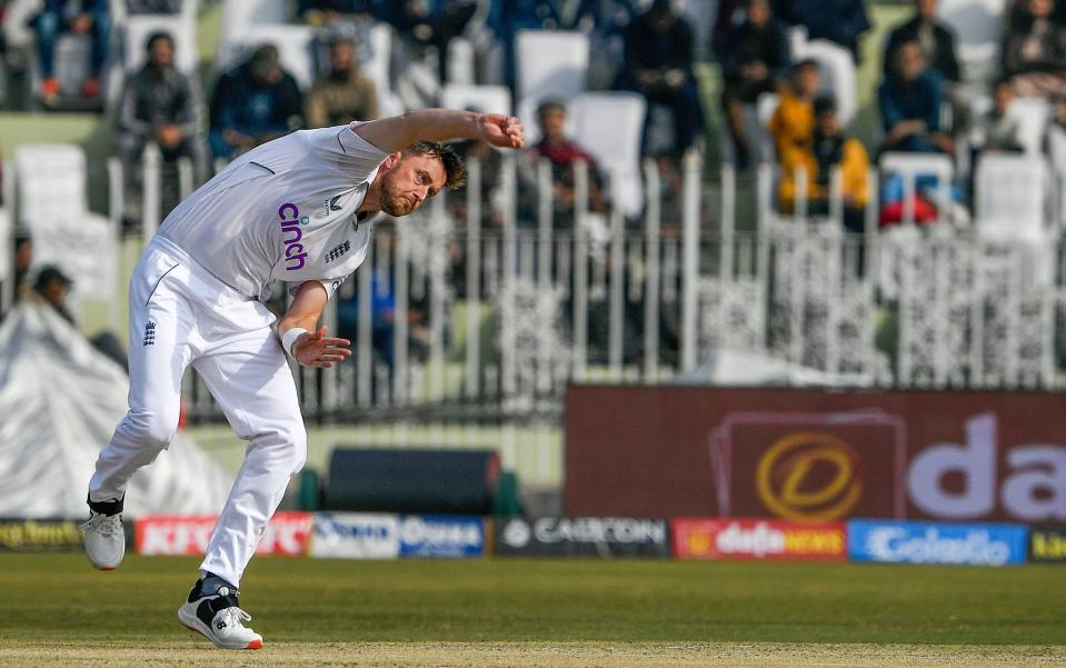 Ollie Robinson was named Player of the Match after England won their first Test in Pakistan - Aamir Qureshi/AFP