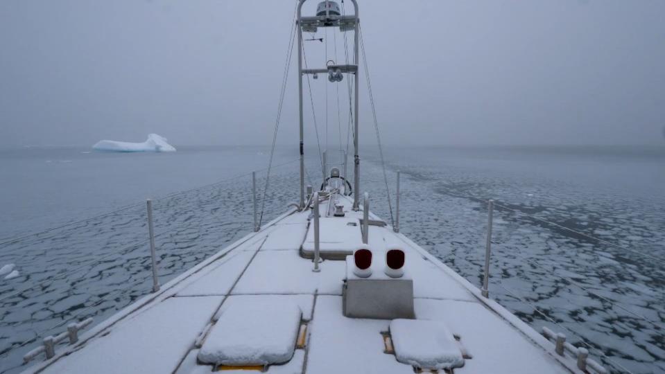 Can your mini-expedition yacht go here? Exploring icy Antarctica. - Credit: Courtesy Peter Watson