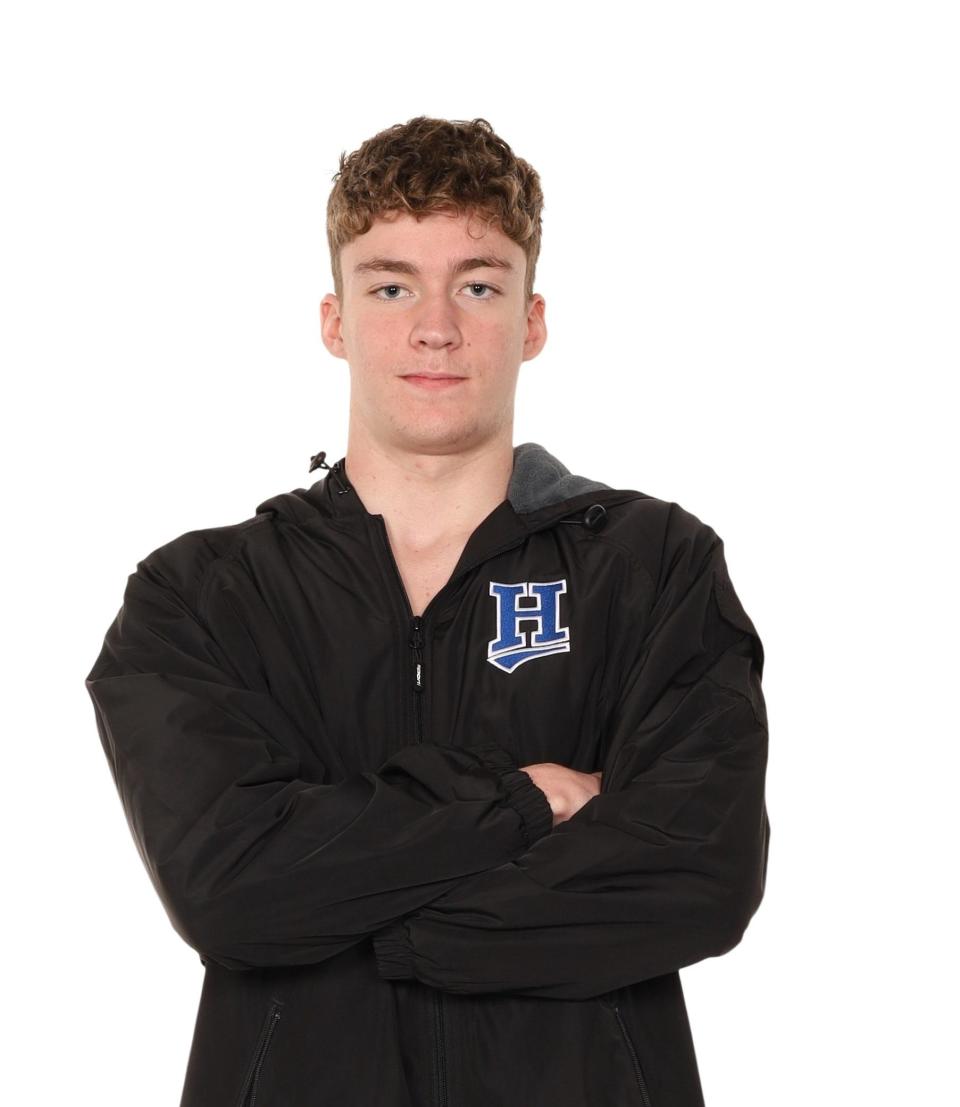 Kaden TenEyck, Horseheads boys swimming and diving.