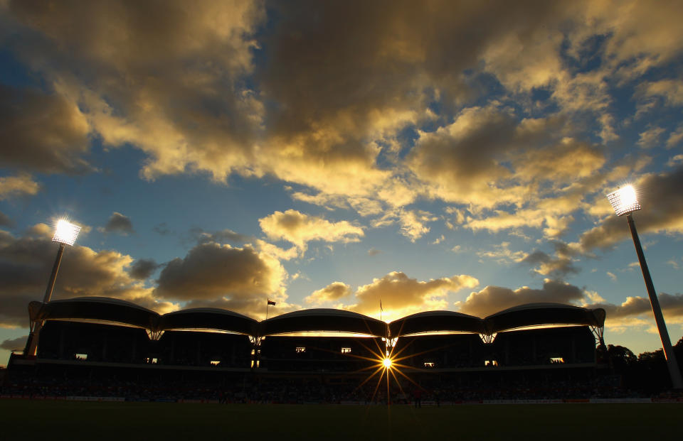 A general view of the Adelaide Oval is seen during the second CB Series final between Australia and Sri Lanka at Adelaide Oval on March 6, 2012 in Adelaide, Australia.