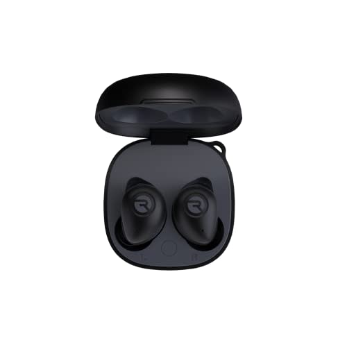 Raycon Fitness Bluetooth True Wireless Earbuds with Built in Mic 56 Hours of Battery, IPX7 Waterproof, Active Noise Cancellation, Awareness Mode, and Bluetooth 5.3 (Black)