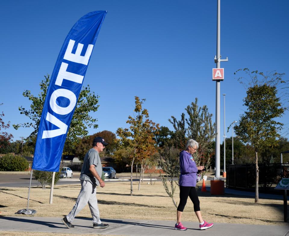 Voters go to the polls on Election Day, Tuesday, Nov. 7, 2023.
