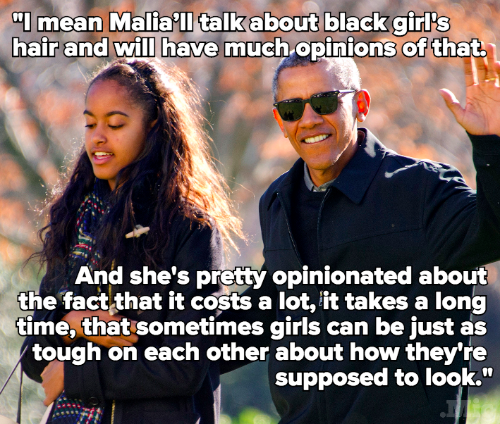 Barack Obama Just Got Real About the Beauty Pressures Black Women Face Every Day