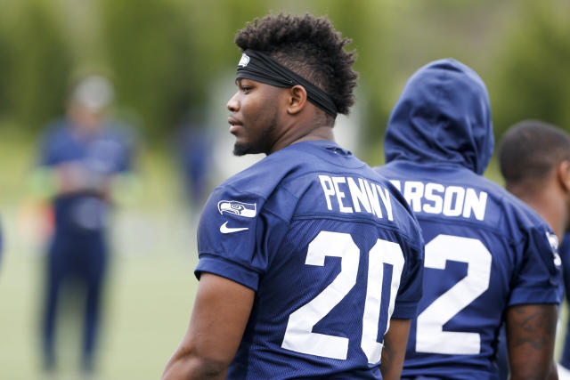 Rashaad Penny talks about Chris Carson's impact on him