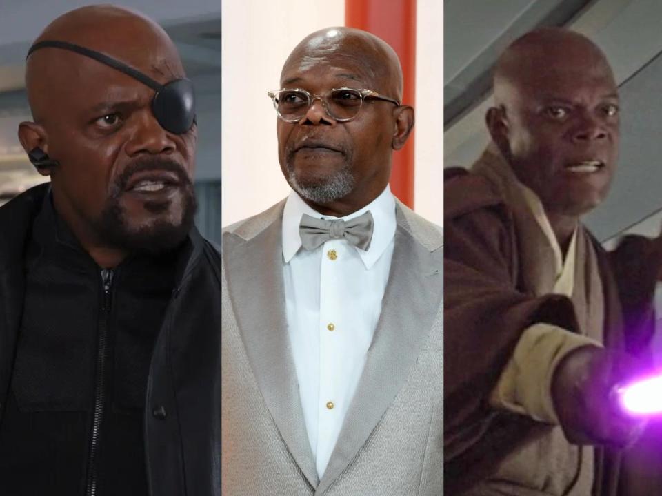 Samuel L. Jackson has starred in numerous Marvel and "Star Wars" movies.