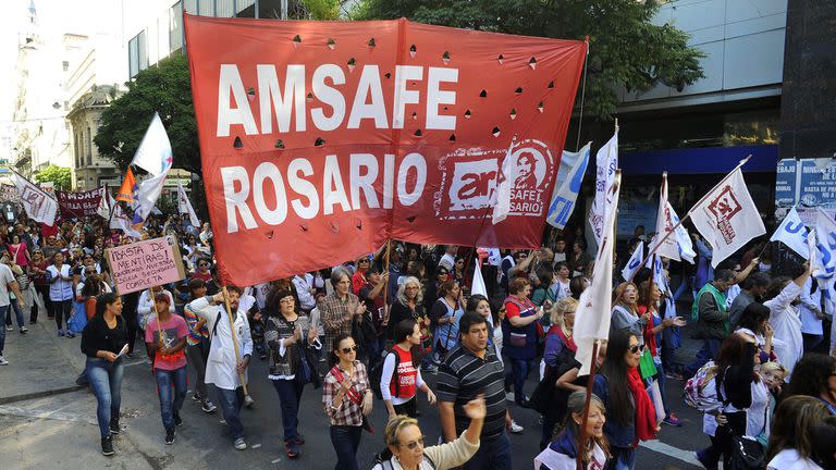 La marcha en Rosario