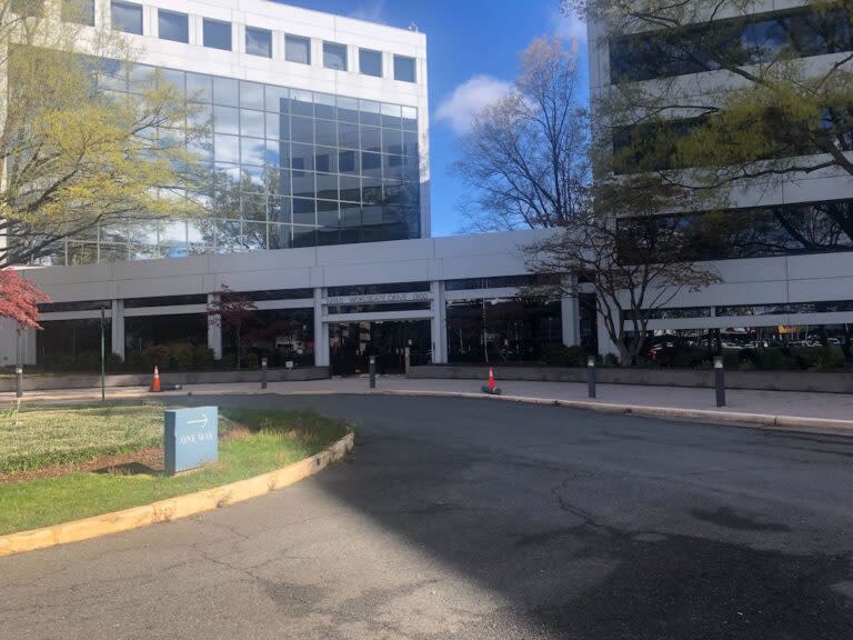 A vacant former government office complex in Herndon, Virginia, is slated for demolition to build apartments and townhouses.