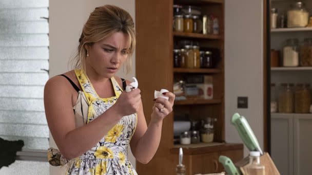 PHOTO: Florence Pugh as Alice in a scene from the film, 'Don't Worry Darling.'  (Merrick Morton/Warner Bros. Entertainment)