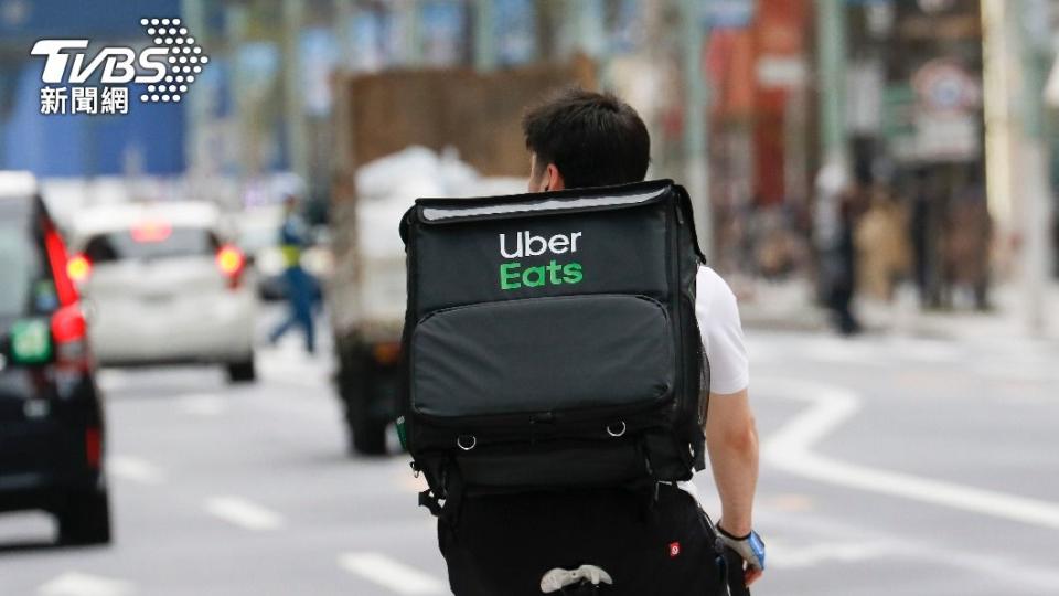 日本Uber eat外送。（示意圖／shutterstock 達志影像）