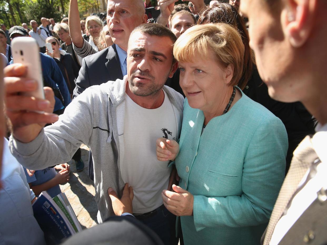 Chancellor Angela Merkel adopted an open-door policy towards the refugee wave in 2015: Sean Gallup/Getty Images