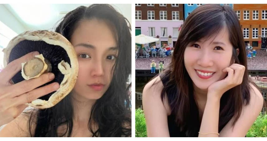 QQmei（右）被Nana媽咪指控網路霸凌，4粉專遭點名。（圖／翻攝自臉書）