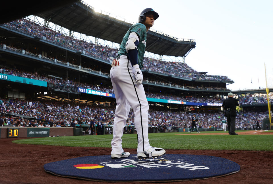 Shohei Ohtani struck out and drew a walk on Tuesday in the MLB All-Star Game — and was met with chants of 