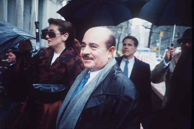 Adnan Khashoggi pictured in 1990. Source: AP Images