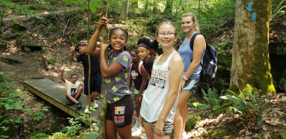 A 2021 file photo of Beaver Falls students on the annual Tiger Pause ministries hike along the North Country Trail in Beaver County.