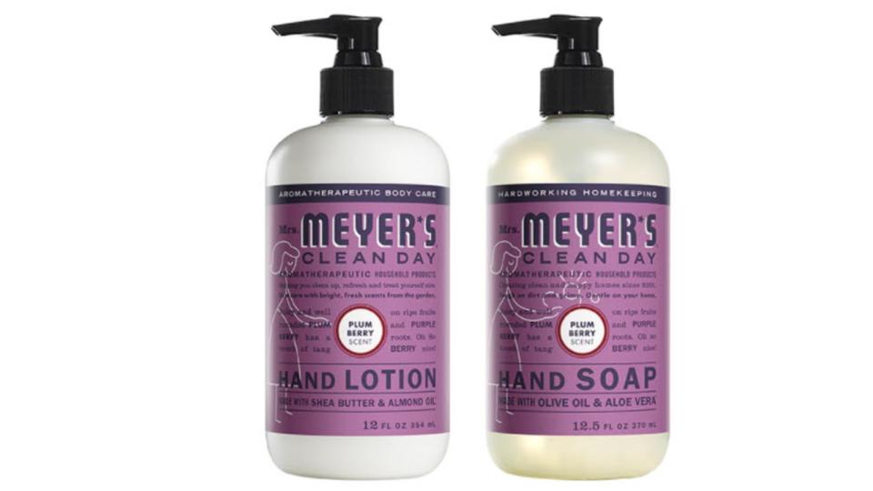 Plum Berry Hand Care Basics Set, $8.50. (Image via Mrs. Meyer's Clean Day).