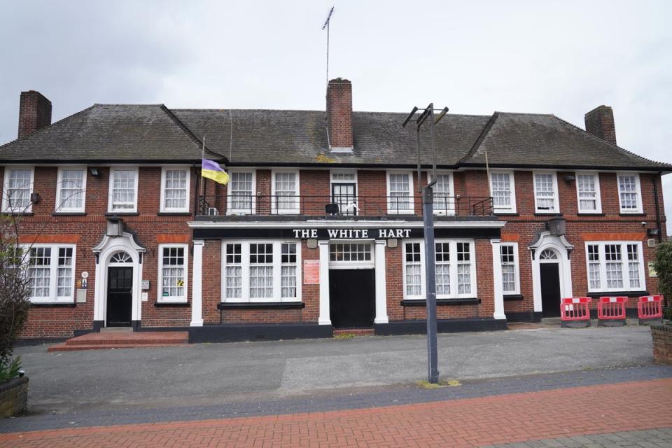 The White Hart Inn in Gray’s has now closed for business (PA)