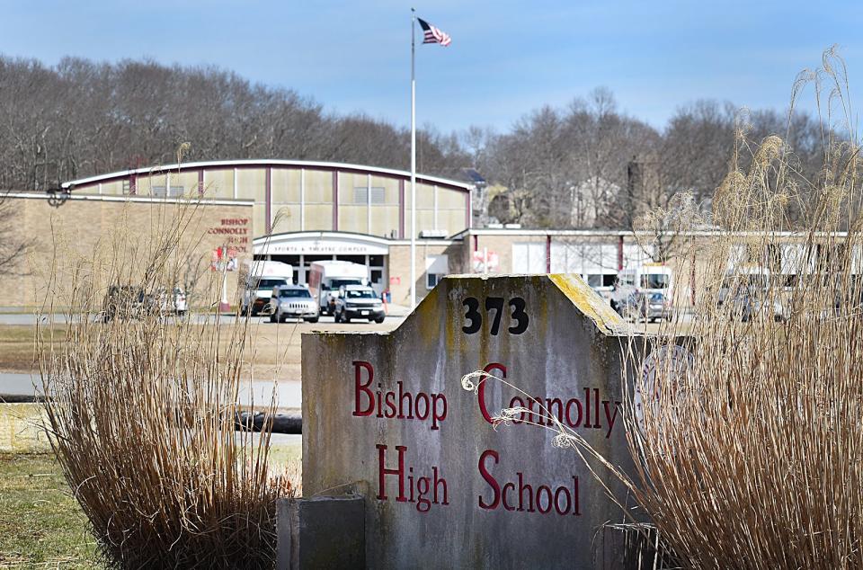 Bishop Connolly High School in Fall River closed in June 2023, but the Diocese of Fall River still owns the property.