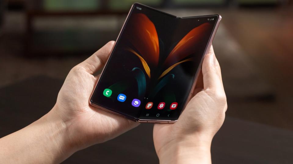 Das neue klappbare Samsung vom Typ «Galaxy Z Fold2 5G».