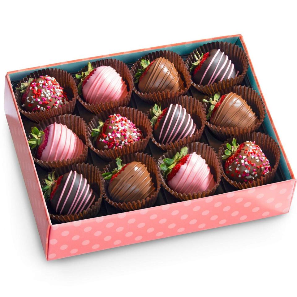 Golden State Fruit 12 Chocolate-Covered Strawberries