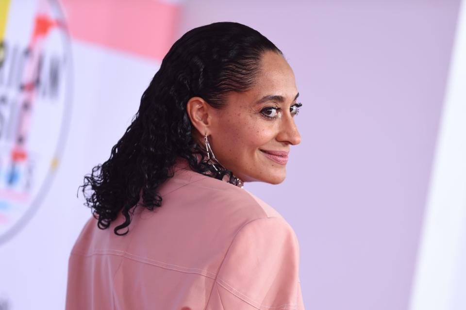 At the 2018 American Music Awards, second-time host Tracee Ellis Ross opened the show with a dance to a medley of hits from Cardi B, Bruno Mars, and more.