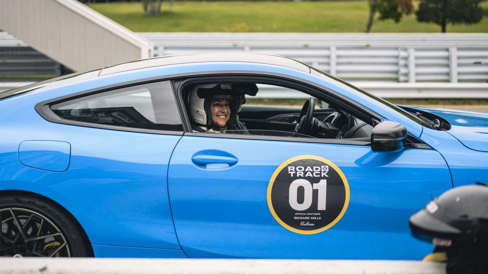 two people in bmw m8